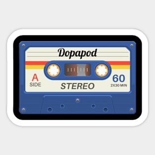 Dopapod / Cassette Tape Style Sticker